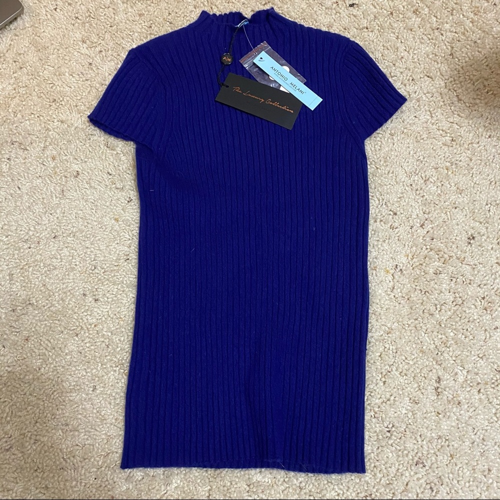ANTONIO MELANI cashmere cap sleeve top